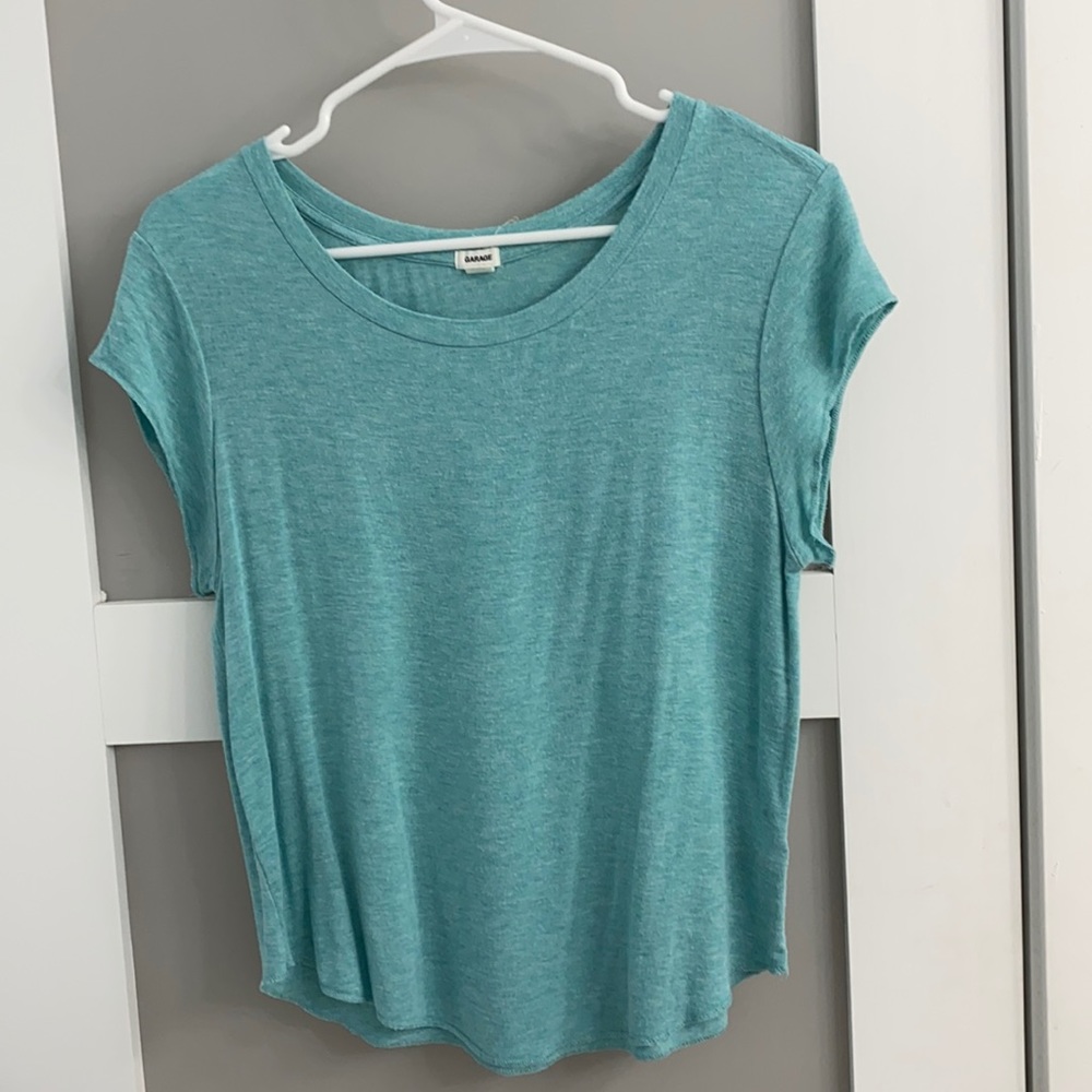 Blue tee